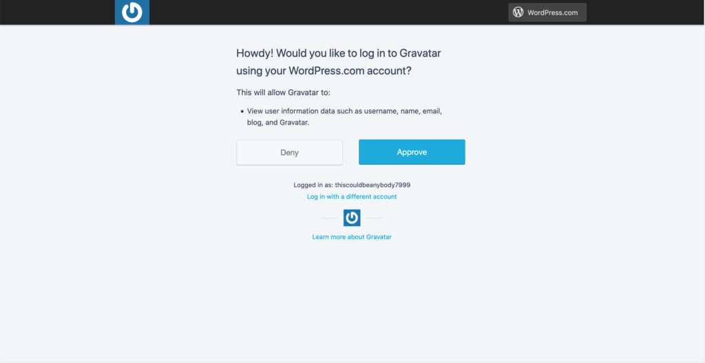  Erstellung Deines Gravatars