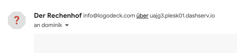 Beispiel Mailversand (WordPress E-Mail)