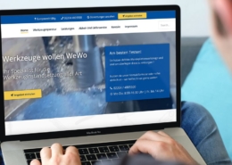 Wewo Werkzeuginstandsetzung Website Relaunch